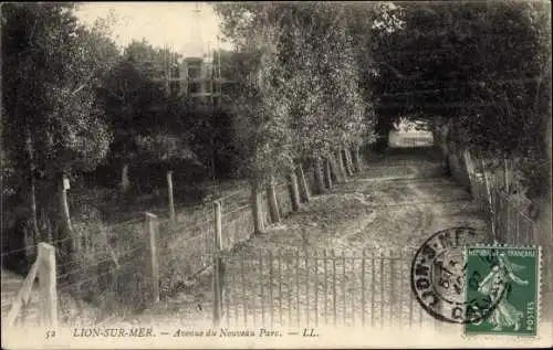 Ak Lion sur Mer Calvados, Avenue du Nouveau Parc