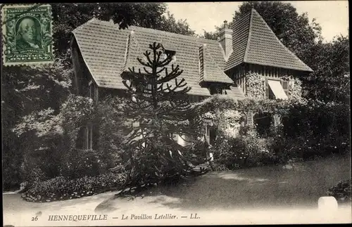 Ak Hennequeville Calvados, Le Pavillon Letellier