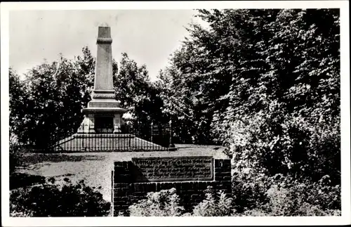 Ak Witmarsum Friesland Niederlande, Menno Simons Monument