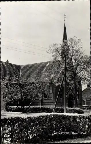 Ak Wijnjeterp Friesland Niederlande, Geref. Kerk