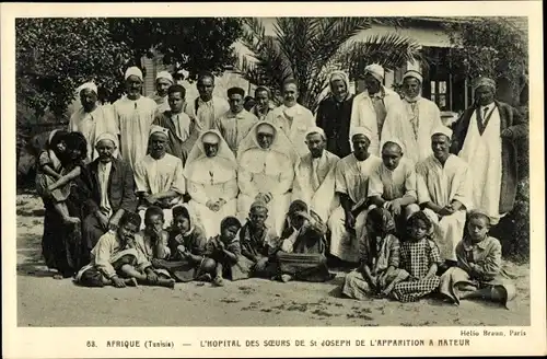 Ak Tunesien, L'Hopital des soeurs de St Joseph de L'Apparition a Mateur