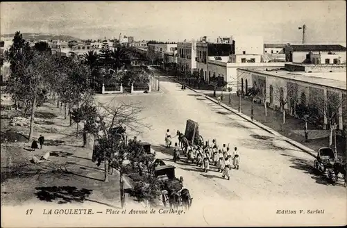 Ak La Goulette Tunesien, Place et Avenue Carthage