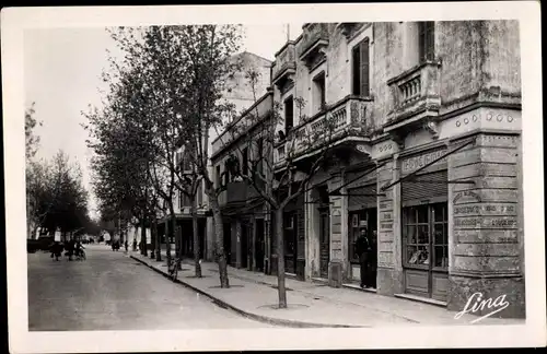 Ak Bizerte Tunesien, Quartier Bijouville, Boulevard de la Republique