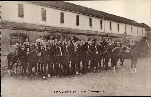 Ak Paris Frankreich, Melder der Reiterei, Kaserne