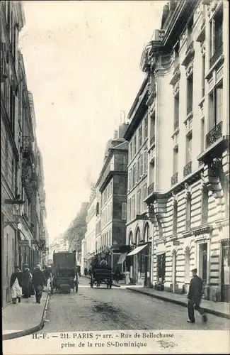 Ak Paris VII., Rue de Bellechassee