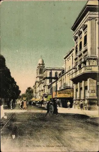 Ak Tunis Tunesien, Avenue Jules Ferry