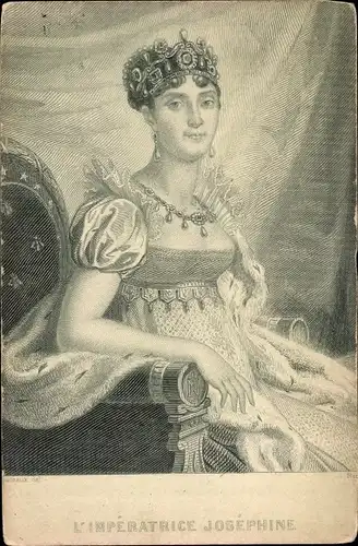 Künstler Ak L'Imperatrice Josephine, Joséphine de Beauharnais, Ehefrau von Napoleon