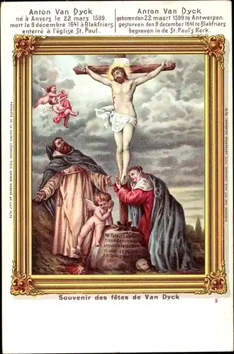 Künstler Ak Van Dyck, Anton, Jesus am Kreuz