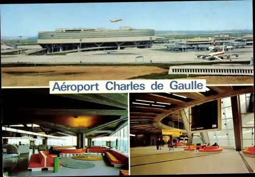 Ak Roissy en France Val d’Oise, Flughafen Charles de Gaulle