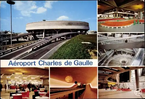 Ak Roissy en France Val d’Oise, Flughafen Charles de Gaulle