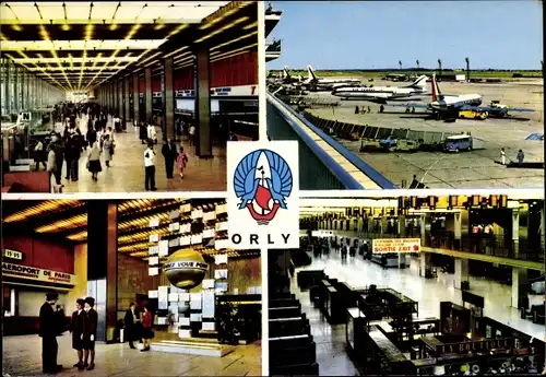 Ak Aeroport de Paris Orly, Hall,L'Aire de Stationnement