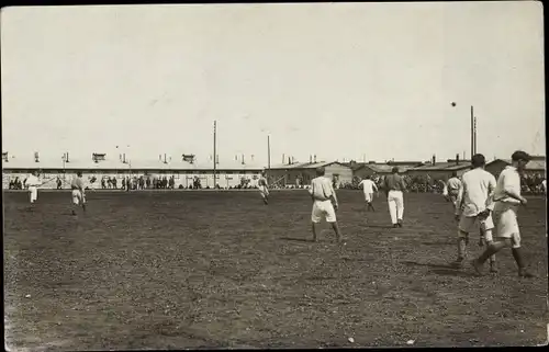 Foto Ak Fußball, Fußballspiel, Frankreich?