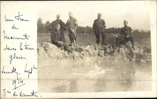 Foto Ak Französische Soldaten, 1.WK, Sanitäter, Dritte Republik