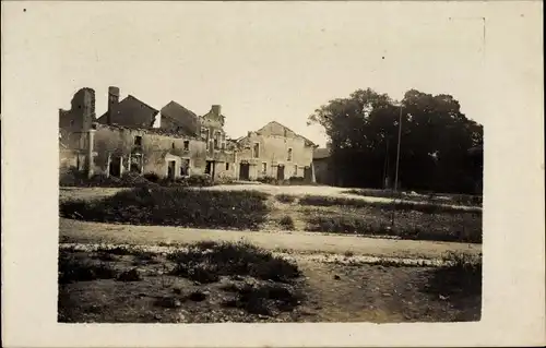 Foto Ak Pont à Mousson Mussenbrück Lothringen Meurthe et Moselle, Kriegszersörungen, 1. WK