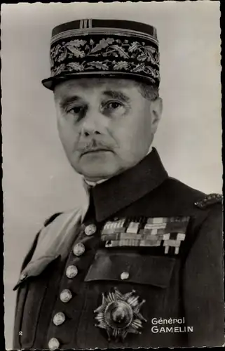 Ak Französischer General Gamelin, Portrait