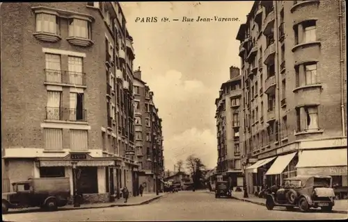 Ak Paris Buttes Montmartre, Rue Jean Varenne