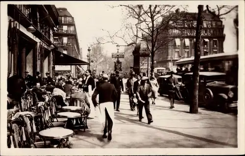 Ak Paris I. Arrondissement Louvre, Boulevard des Capucines et le Cafe de la Paix