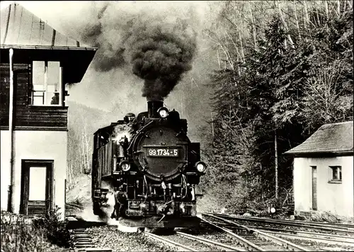 Ak Kipsdorf Altenberg im Erzgebirge, Schmalspurbahn, Freital Hainsberg