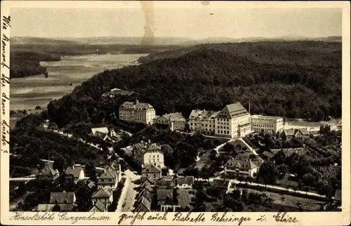 Ak Gunzenhausen im Fränkischen Seenland, Blick von der Hensoltshöhe