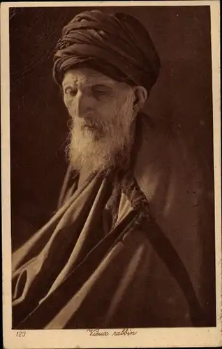 Judaika Ak Vieux rabbin, Maghreb, Rabbiner, Lehnert & Landrock 123