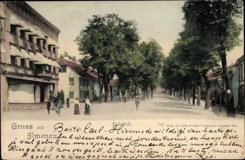 Ak Ilmenau im Ilm Kreis Thüringen, Lindenstraße