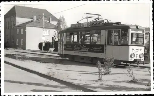 Foto Ak Rees am Niederrhein, Straßenbahn