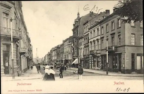 Ak Aachen in Nordrhein Westfalen, Hochstraße