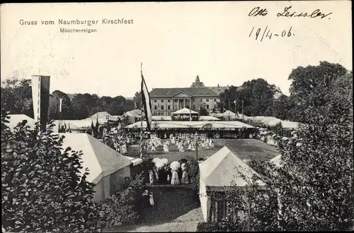 Ak Naumburg an der Saale, Kirschfest, Mädchenreigen