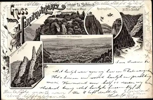 Litho Thale im Harz, Rosstrappe, Hirschgrund, Hexentanzplatz