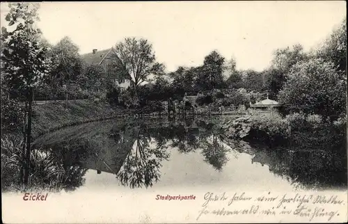 Ak Wanne Eickel Herne im Ruhrgebiet, Stadtpark