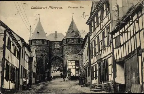 Ak Nideggen in der Eifel, Dürener Tor