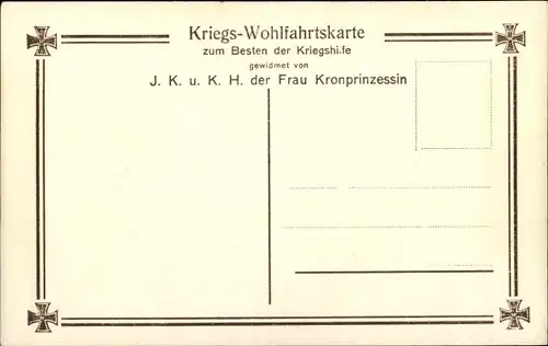 Ak Die kronprinzlichen Söhne, Preußische Prinzen als Kinder in Feldgrau, Liersch 7166