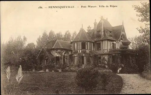 Ak Hennequeville Calvados, Petit Manoir, Villa de Rejane