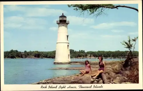 Ak Hart Island Heart Island Thousand Islands New York USA, Rock Island Lighthouse
