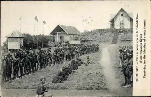 Ak Ononghe Papua Neuguinea, Fête à l'occasion de la Bénédiction d'une nouvelle Église