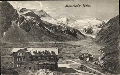 Ak Kaprun in Salzburg, Mooserboden Hotel, Moserboden