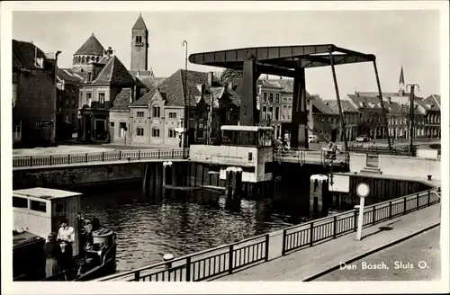 Ak Den Bosch Nordbrabant Niederlande, Sluis, Schleuse