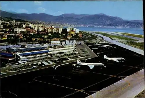 Ak Nice Nizza Alpes Maritimes, Aeroport, Flughafen