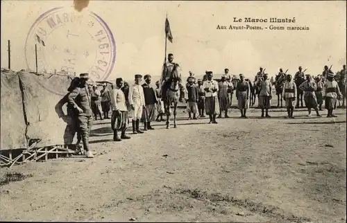 Ak Marokko, Aux Avant Postes, Goum marocain