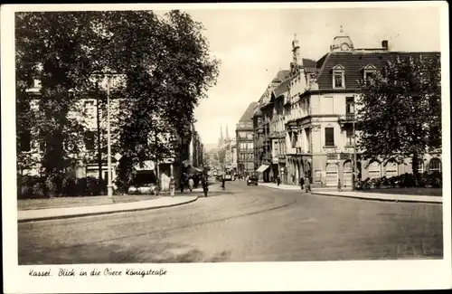 Ak Kassel in Hessen, Blick in die Obere Königstraße