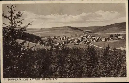 Ak Rattlar Willingen Upland in Hessen, Ortsansicht, Panorama