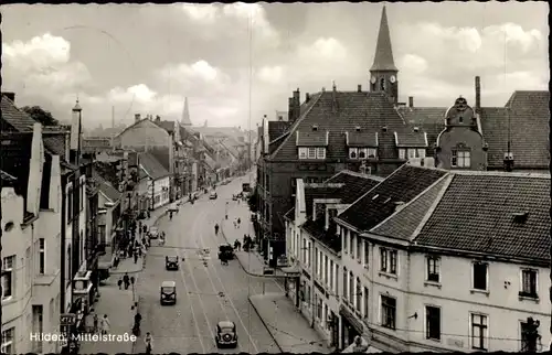 Ak Hilden Nordrhein Westfalen, Mittelstraße