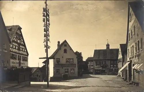 Foto Ak Cadolzburg in Mittelfranken, Straßenansicht, Gasthäuser