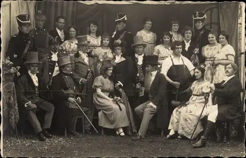 Foto Ak Altusried im Allgäu, Glockentürmers Töchterlein, Gesangverein Liederkranz, Ostern 1927