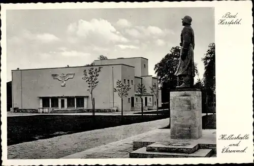 Ak Bad Hersfeld Hessen, Kulturhalle, Ehrenmal