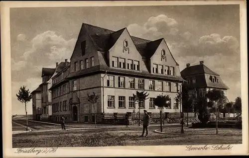 Ak Friedberg in Hessen, Gewerbeschule