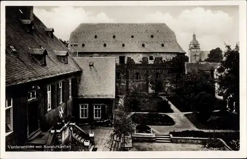 Ak Nieder Weisel Butzbach Hessen, Koraturkirche