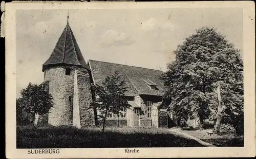 Ak Suderburg in der Lüneburger Heide, Kirche