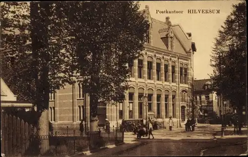 Ak Hilversum Nordholland Niederlande, Postkantoor