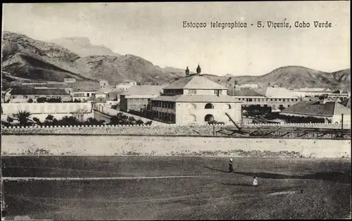 Ak São Vicente Cabo Verde Kap Verde, Estacao telegraphica